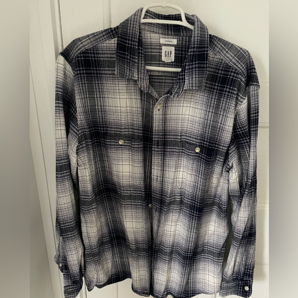 Gap Untucked Flannel.